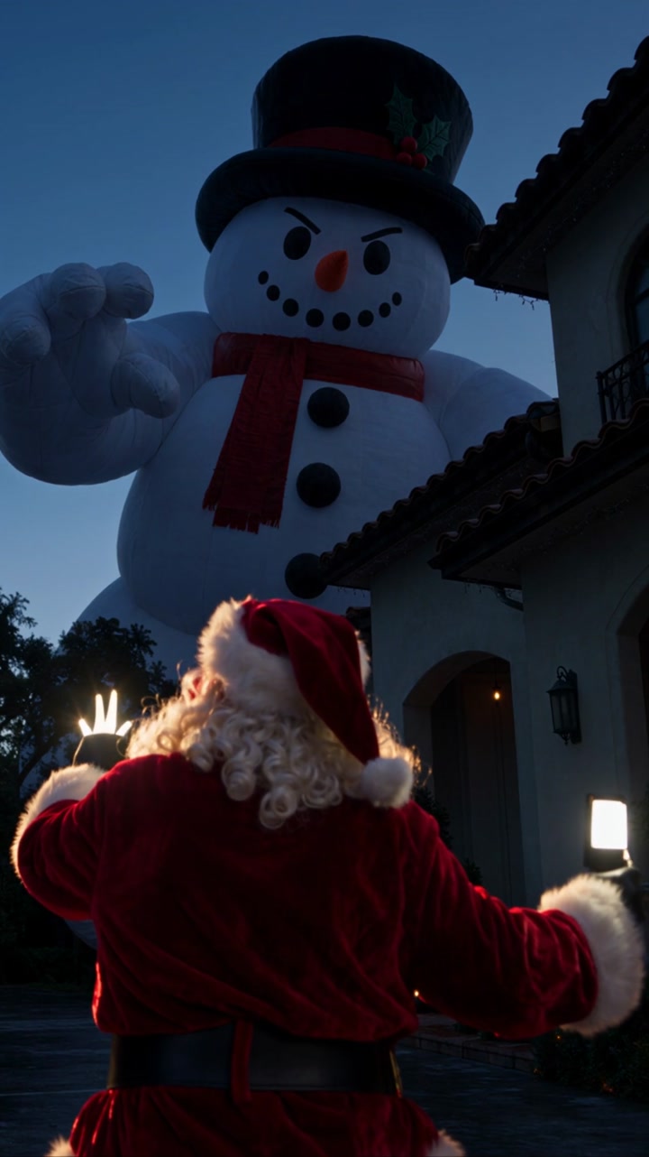 The oversized snowman Christmas surprise — film thumbnail