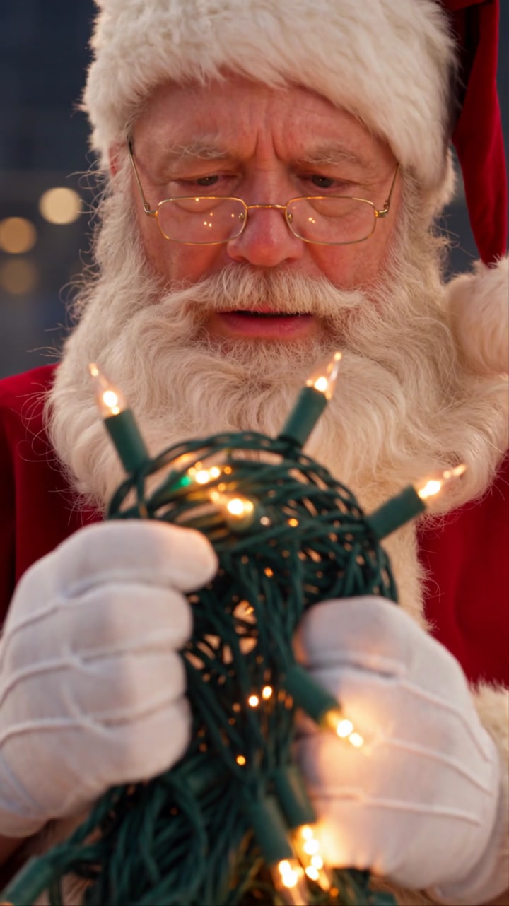 Even space Santa needs help with Christmas lights — film thumbnail